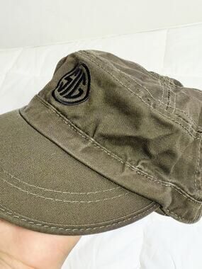 Sig Sauer Field Hat Olive Green Military Adult OS Adjustable Apollo Embroidered